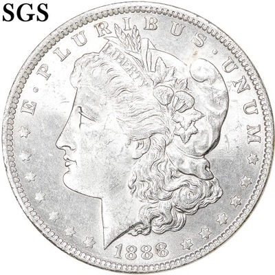 Moneta, USA, Morgan dollar, 1888, U.S. Mint, Phila