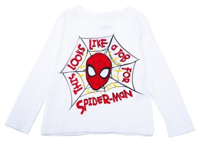 Bluzka koszulka Spiderman chłopięca 128 Sinsay
