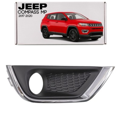 Jeep compass 2 mp 2017-2020 заглушка противотуманной фары бампера правая 4010170341ab фото №1