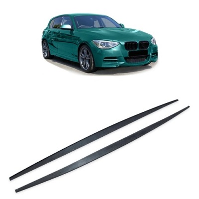 Накладки порог к bmw 1 f20 хэтчбек 2011 - 2019 стиль m набор фото №1