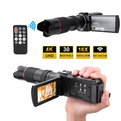 Cyfrowa kamera wideo HDr AE8 4K HD WIFI