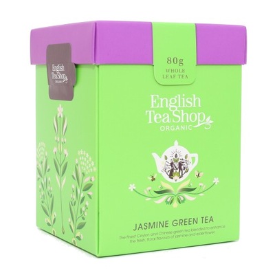 Herbata zielona English Tea Shop z jaśminem 80g
