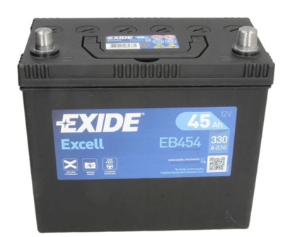 АКУМУЛЯТОР EXIDE EXCELL 45AH 330A EB454 DOSTAWA WYMINA МИКОЛАЇВ