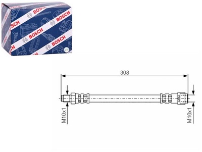 CABLE DE FRENADO ELÁSTICO PARTE TRASERA IZQUIERDA/DERECHA MERCEDES C CL203 C T-MODEL S202  