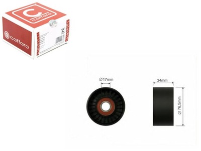 Caffaro 146-00 ролик направляющая / направляющая, ремень клиновой зубчатый фото №1