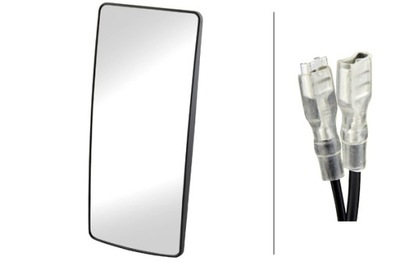 HELLA GLASS MIRRORS EXTERIOR 375 X165MM Z PODGRZEWANIEM MAN  