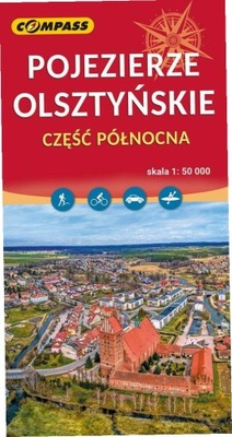 Mapa - Pojezierze Olsztyńskie 1:50 000