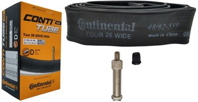 Dętka rowerowa Continental Tour 26 Wide 47/62-559 DV 40mm