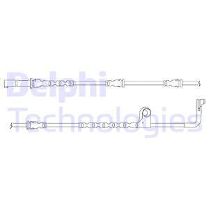 Delphi lz0207 контакт предупредительный, износ накладок тормозных фото №1