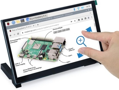 Wyświetlacz do Raspberry Pi 7" 800x480 FNK0078