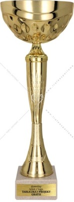 Puchar złoty Tysil 28 cm +GRAWER GRATIS