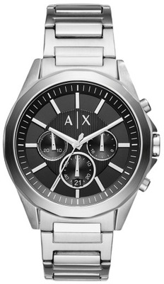 ARMANI EXCHANGE AX2095 ZEGAREK ANALOGOWY SREBRNY