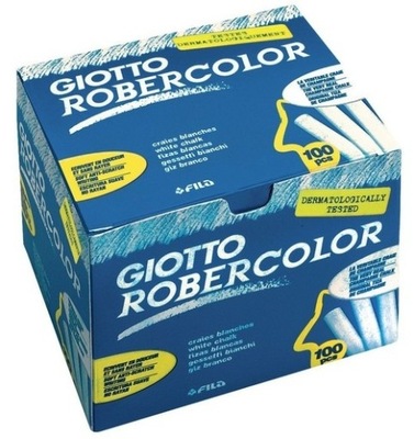 Giotto Robercolor Kreda biała 100 sztuk