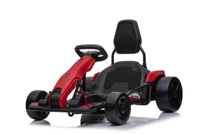 Driftujący 2x150W Auto Gokart na akumulator dla dzieci Czerwony