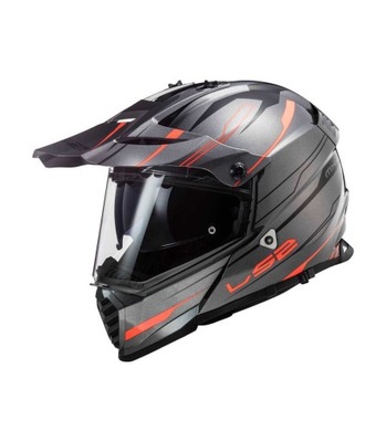 KASK LS2 MX436 PIONEER EVO KNIGHT TITAN ORANGE S