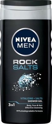 Nivea Men Żel pod prysznic 3w1 Rock Salt 250ml