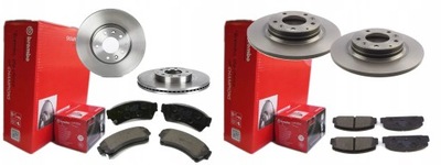 Тормозные диски тормозные колодки brembo перед задняя mazda 6 gh 07- фото №1