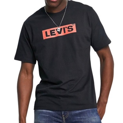 LEVIS LEVI'S CZARNY T-SHIRT MĘSKI KLASYCZNY Z LOGO S