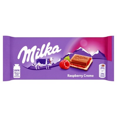 Czekolada Milka Malinowa 100g