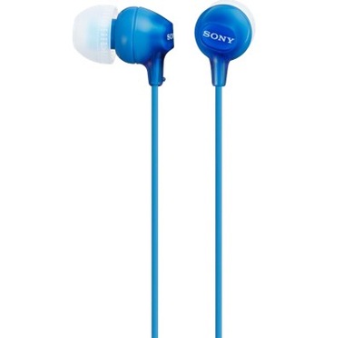 Słuchawki Sony MDR-EX15LP Niebieskie