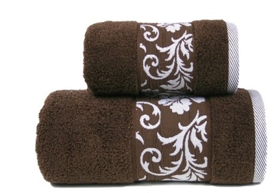 Ręcznik Greno Glamour 70x140cm - brązowy