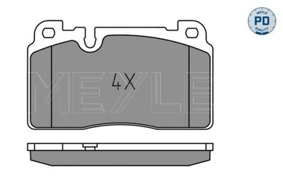 MEYLE КОЛОДКИ HAM. PORSCHE P. MACAN 2,0-3,6 14-18