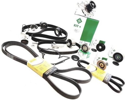 Ina грм+ насос ремни ролики vw passat b5 2.5tdi фото №1