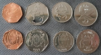 BOTSWANA zestaw 4 monet