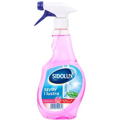 SIDOLUX Crystal Płyn do mycia szyb kwiatowy flower 500 ml