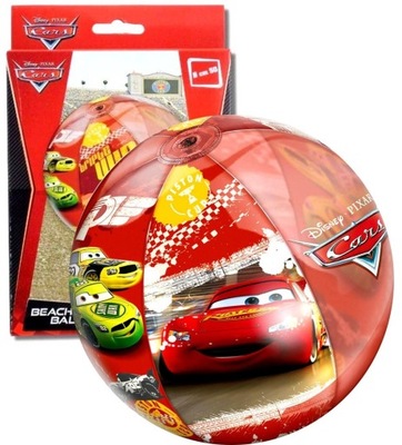 CARS Disney PIŁKA PLAŻOWA Dmuchana 50 cm MONDO