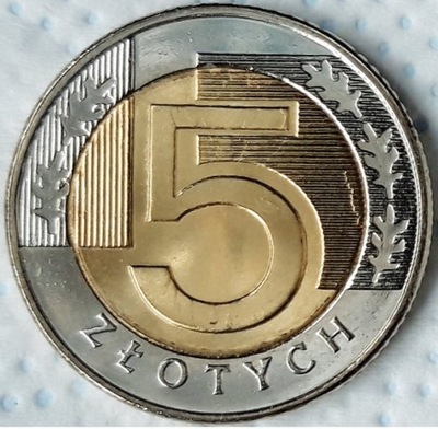 5 złotych 2009 - stan menniczy