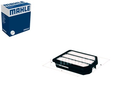Mahle фільтр повітря mah, lx 2687 фото №1