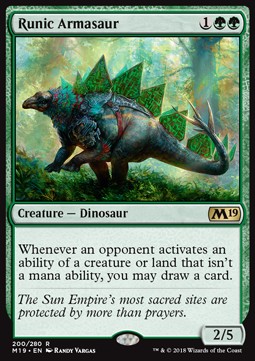 Runic Armasaur - Magic