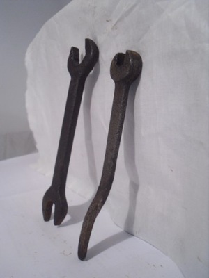 Stary oryginalny klucz PRL stare klucze klucz dwustronny i z łyżką do opon