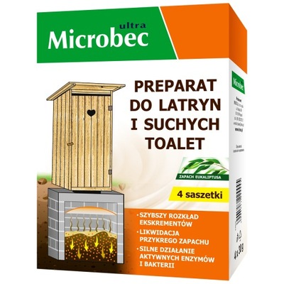 PREPARAT do LATRYN i suchych toalet MICROBEC ULTRA