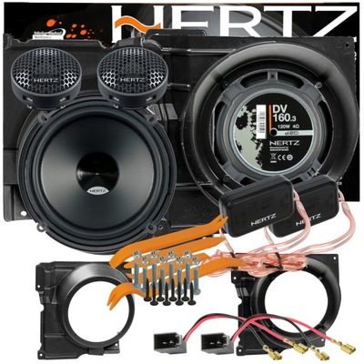 HERTZ DSK160 ALTAVOCES VW POLO 6N2 PARTE DELANTERA DISTANCIAS  