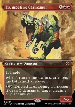 Trumpeting Carnosaur *extras*