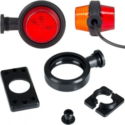 Лампа габарит pomarańczowo-czerwona короткий фото №1