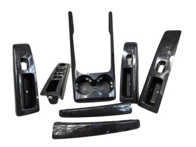 Накладки декоры защита комплект kia sorento i lift 07-09 фото №1