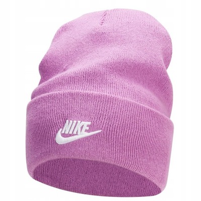 Czapka Różowa zimowa Nike FB6528-532 r. uniwersalny beanie