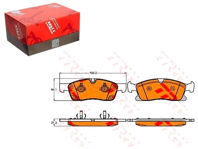 Тормозные колодки тормозные mercedes перед w166 x166 gl ml cl фото №1