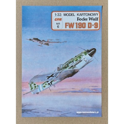 GPM 6 - Samolot myśliwski Focke-Wulf FW 190 D-9