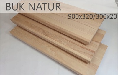 Nakładki buk natur lite 900x320/300x20/40