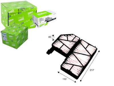 Valeo фильтр кабины subaru legacy iii, outback 2.0/ фото №1