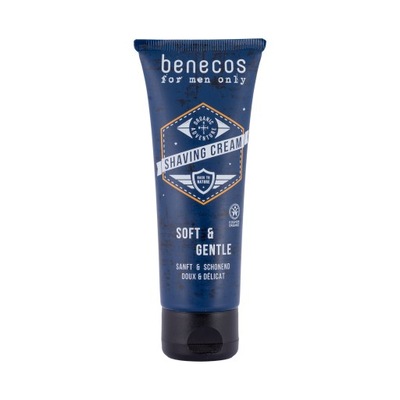 BENECOS Naturalny męski krem do golenia +GRATIS