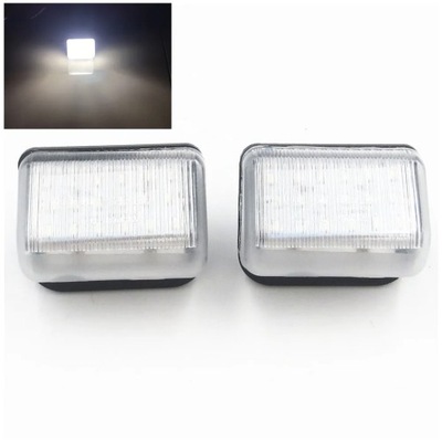 2 PIEZAS ILUMINACIÓN TABLAS REJESTRACYJNEJ DIODO LUMINOSO LED PARA MAZDA CX5 CX7 6 MAZDA SPEED6  