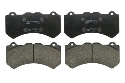 Тормозные колодки ferodo ds2500 frp3106h nissan gt-r перед фото №1