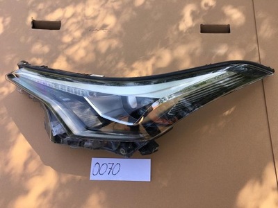 Фара лампа лівий перед toyota chr c-hr 16- led фото №1