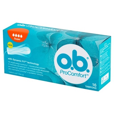 O.B.ProComfort Super komfortowe tampony 1op.-16szt