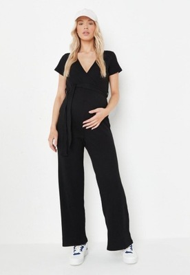 5a5d4 MISSGUIDED MATERNITY PRĄŻKOWANY KOMBINEZON S